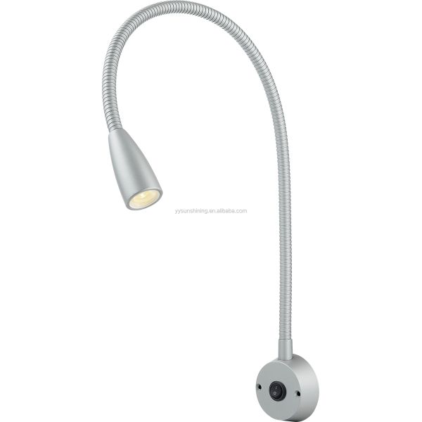 25000 Hours Working Time Flexible Wall Mount Light for Hotel Bedside Headboard Reading