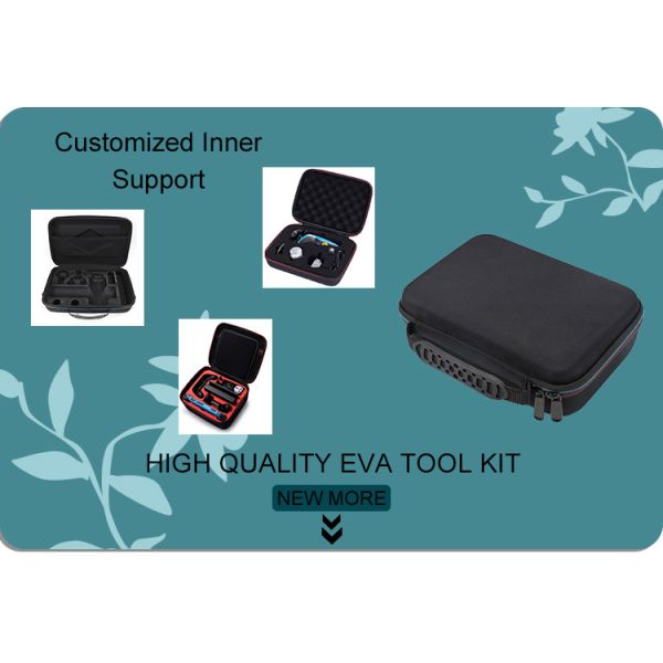 Hard Zipper Tool Custom ECA Case Storage Waterproof EVA Pouch Bag
