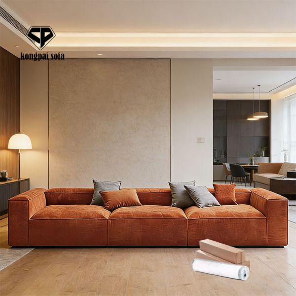 Modern Compressible Modular Sectional Sofa Space Saving Vacuum Pack Couch For Living Room Apartment