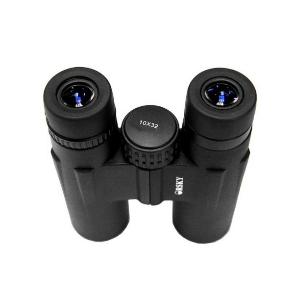 Black Color Mini Outdoor Compact Folding Binoculars 32mm Objective Diameter