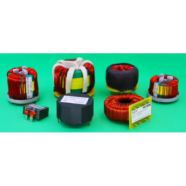 Horizontal Toroidal Soft Magnetic Ferrite Core Common Mode Choke Coil for Frequency Inverter