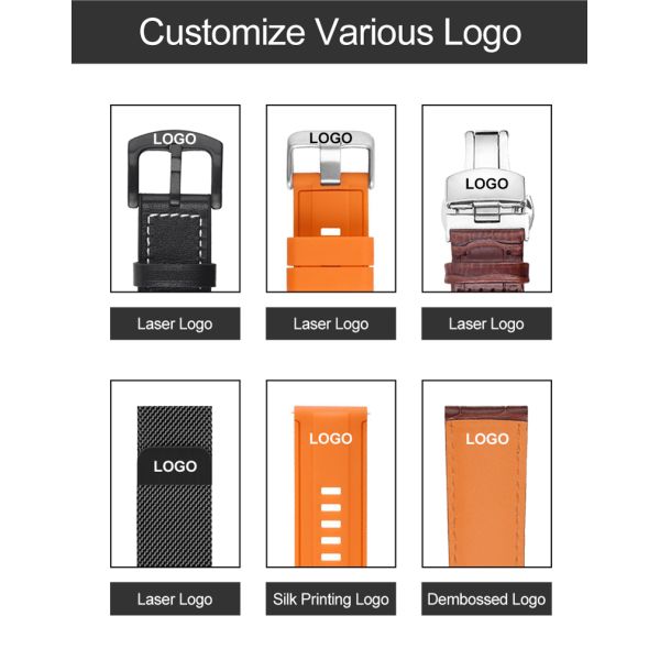 Solid Color Smartwatch Silicone Strap · Silky Smooth Feel | Customizable Logo And Colors - China Wholesaler SHX