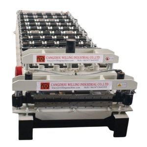 Customizable Double Layer Roofing Tile Machine for Trapezoidal Corrugated Glazed