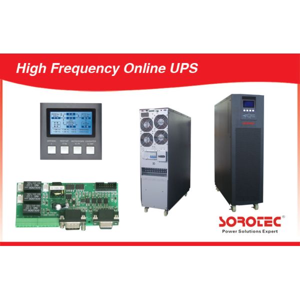 3 Phase True Double Conversion Ups , Sine Wave Online High Frequency Ups for Labs