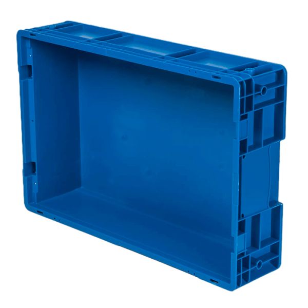 600x400mm VDA Plastic Turnover Box KLT Stackable Injection Recycle PP EUR Plastic Containers