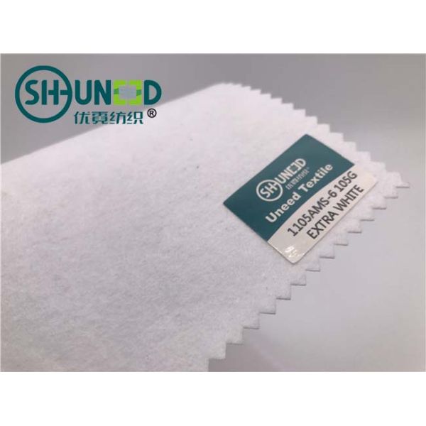 Heavy Weight 100% Polyester Embroidery Backing Fabric Middle Soft Handfeeling