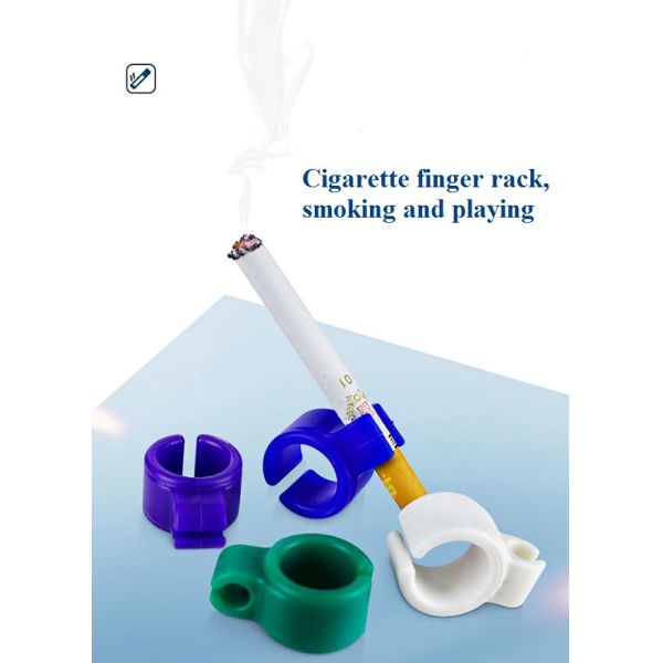 RoHS Width 12mm Silicone Cigarette Holder Ring