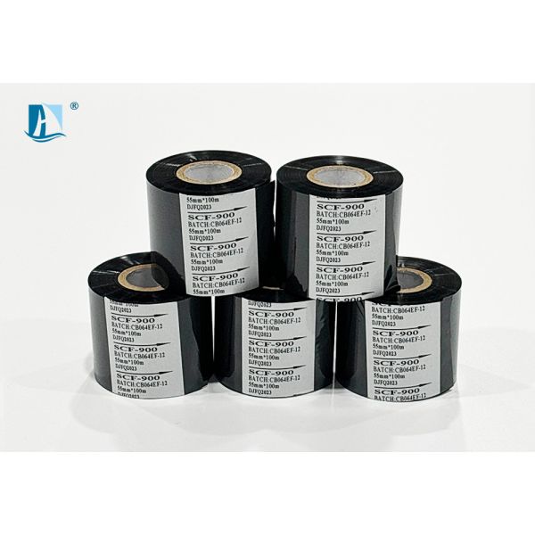 30mm*100m PET Hot Stamping Tape Ink Ribbon for Coding Machine Batch Coding Foil Black