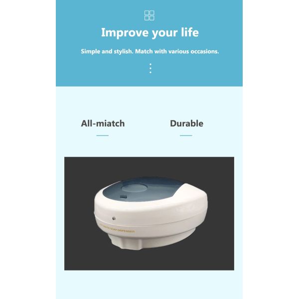 Hand Sanitizer Infrared Sensor 350ML Automatic Touchless Soap Dispenser