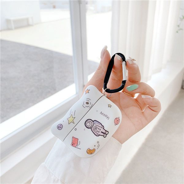 Wireless Chargeable Airpods Protective Cases IMD Cartoon Anti Lost Loop