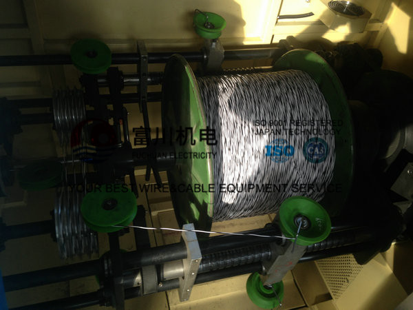 Silver Jacketed Wire Bunching Machine 18.5Kw With Touch Screen Operation