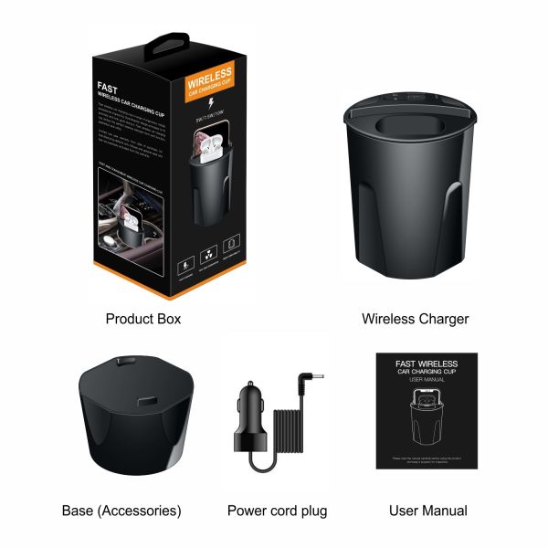 Package Contents Wireless Charging Pad for Silicone Car Mount Qi Wireless Charger