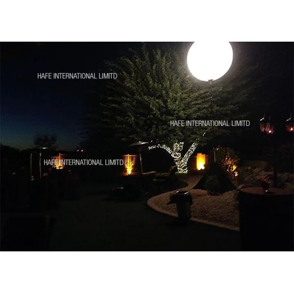 Moon Balloon Inflatable Tripod Led Lights For Wedding Reception Custom Logo Printed