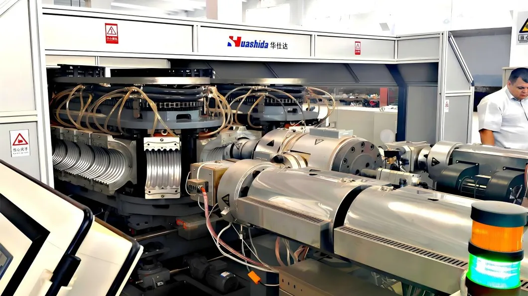 Fully Automatic HDPE/PP Double Wall Corrugated Pipe Production Line