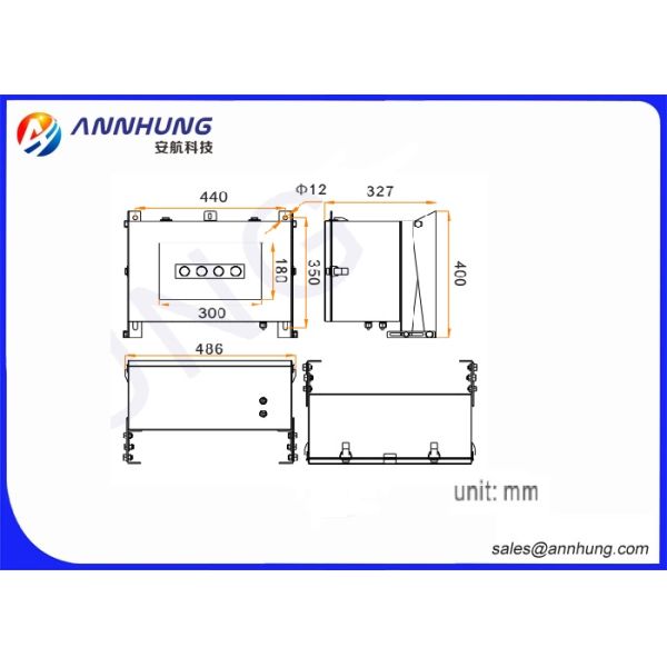LED Obstruction Light / Aviation Warning Lights Strong Efficiency Transmission