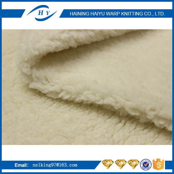 Factory supply sherpa coral fleece fabric 100% polyester knitting coral fabric for garment