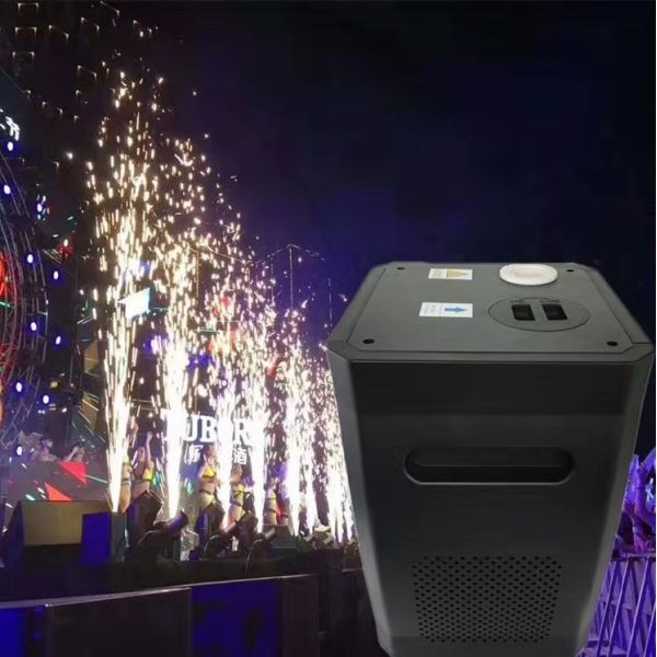 Electronic Fireworks Spray Machine For Christmas Stage Celebration