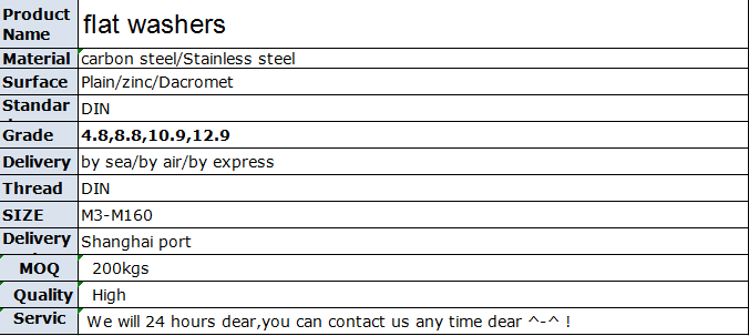 Hardware Assorted Custom Copper DIN125 Machine Spring Round Flat Washer