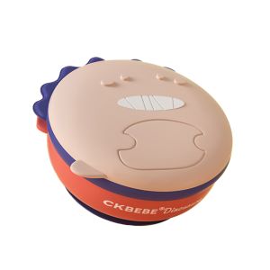 Quality Round Silicone Feeding Bowl Dinosaur Weaning Sets Silicone for sale