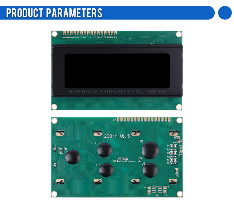 BTN Black Film 2004A LCD Module 4*20 16PIN Interface Module Optional ST7066U LCD/LCM Display Screen