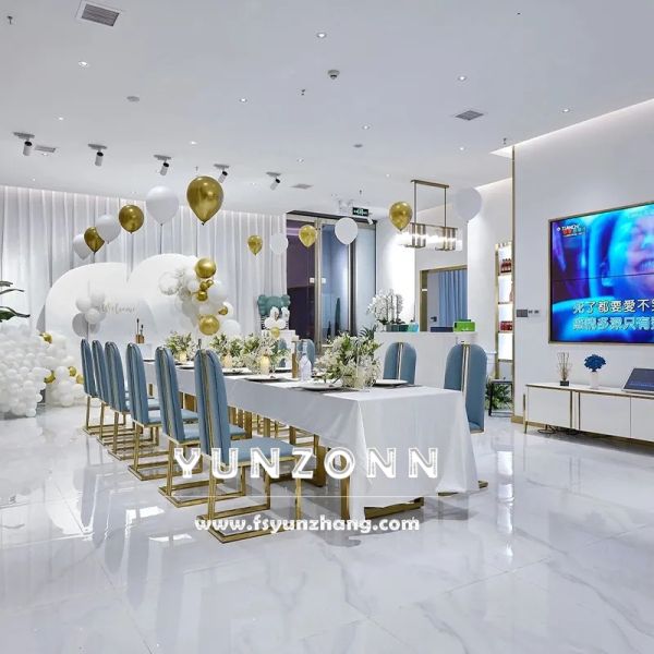 Hotel Chairs Design and Coffee Shop Restaurant Furniture Chair for Restaurant Home Metal Stainless Steel Dining Room Furniture