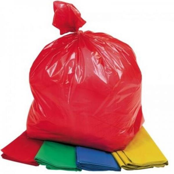 Customized Biodegradable Plastic Trash Bags , Colored Bio - Plastic Garbage Bag
