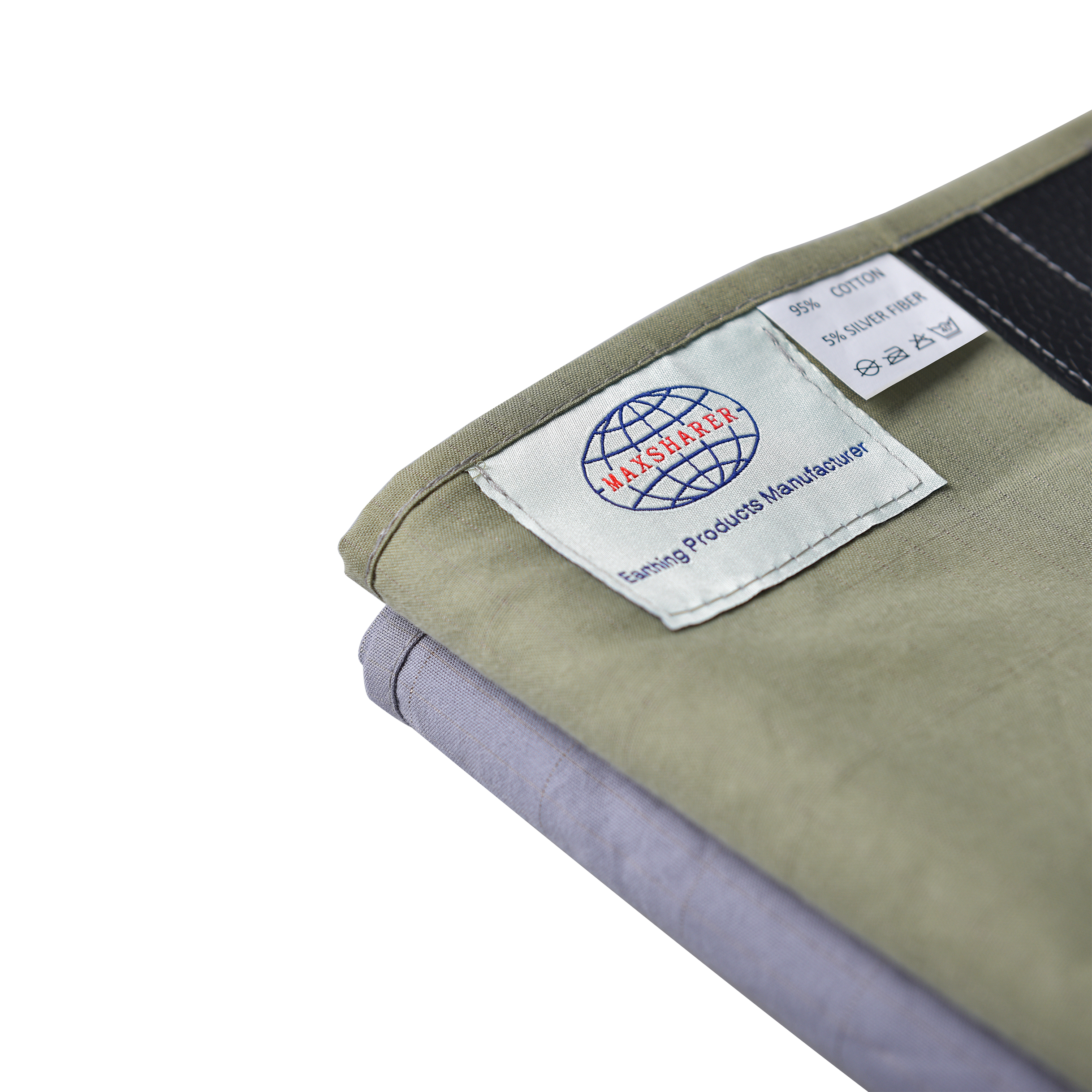 Grounding Conductive Bed Sheets for Better Sleep Earth Connected Bedding Grounding Fitted Sheet with Cord inside
