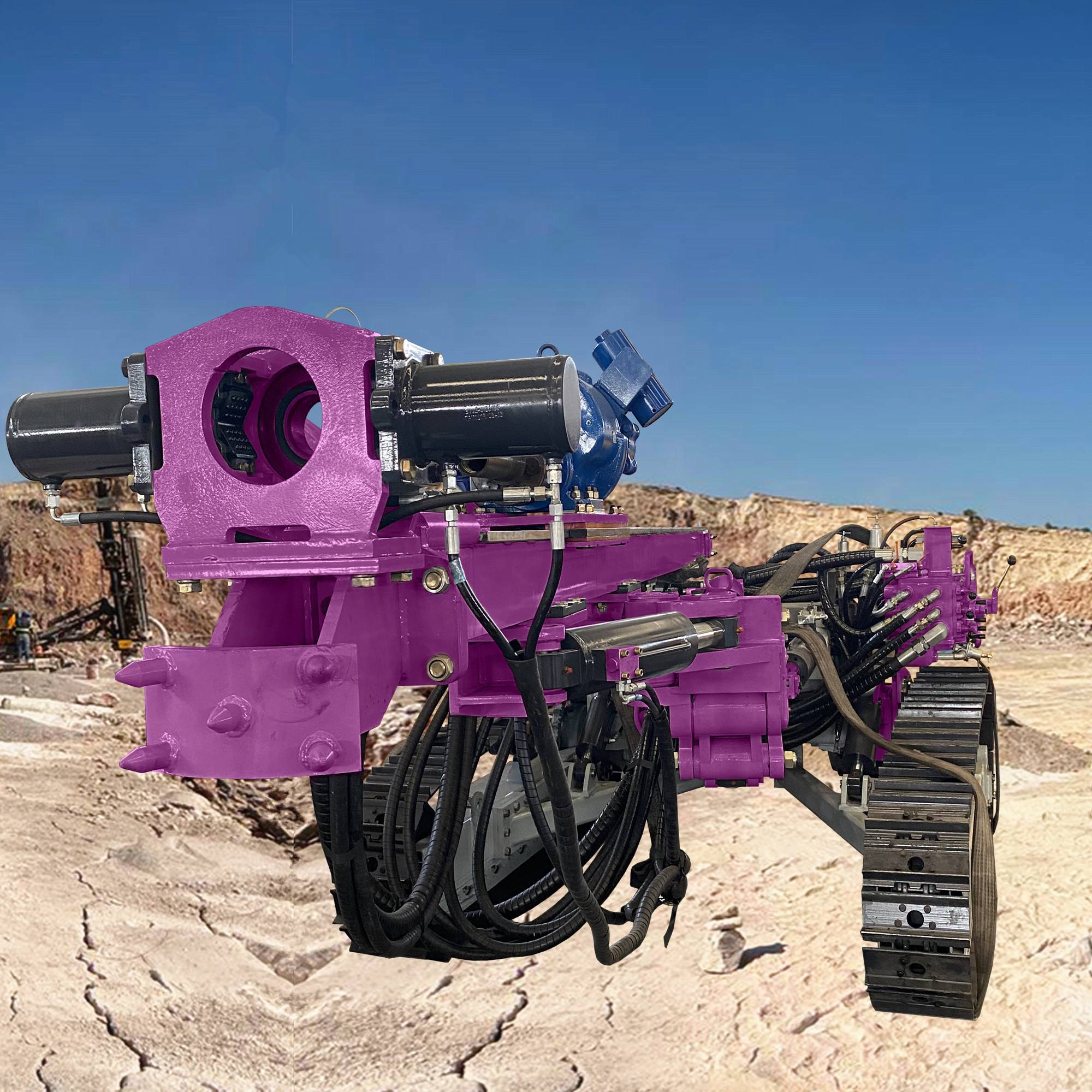 Crawler Pneumatic Drilling Machine Strong Feed Performance Mining Drill Rig Hydraulic DTH Drilling Rig Manufacturer