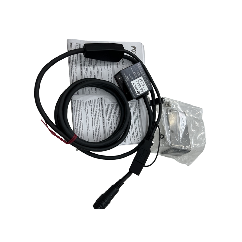 KEYENCE SR-710 Bar Code Reader Subminiature Fixed Installation Type Adapt to Mobile