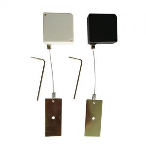 China Jewelry Security Retractable Pull Box Tether For Store Protection Square Shape on sale