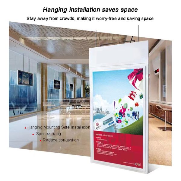 Storefront 3000nits Sunlight Readable Window LCD Display Smart Vertical