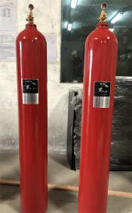 Quality Enclosed flooding Argonite Gas Cylinders IG 55 Inert Suppression Gas for sale