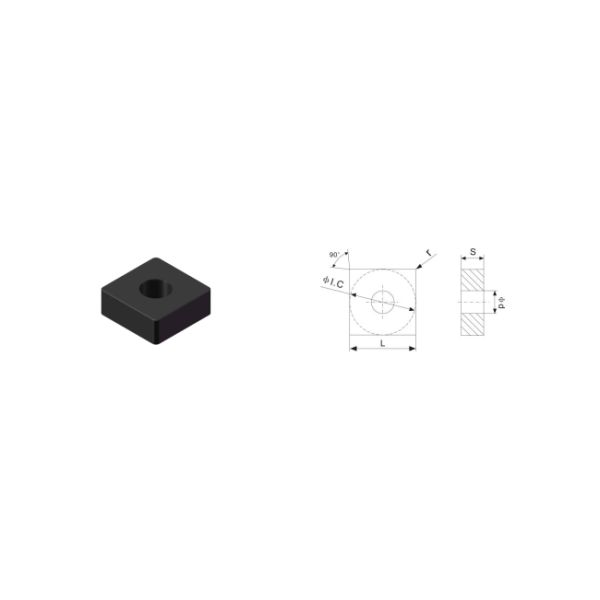 Finish Cutting Gray Iron Brake Drum CBN Insert with Halnn CBN Indexable Insert
