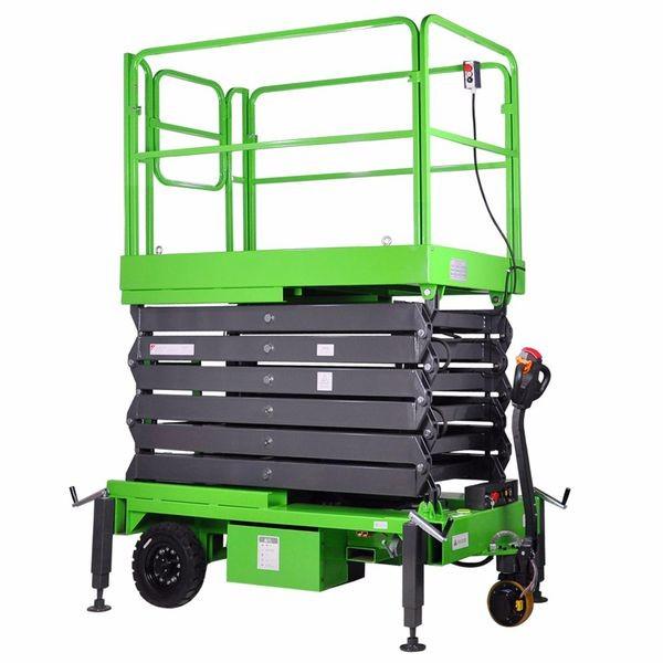Buy 14M Small Electric Scissor Lift With Motorized Device Loading Capacity At 450Kg at wholesale prices