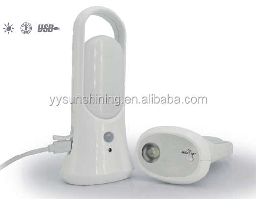 LED Motion Sensor Night Light with Switch Control and Plastic Lamp Body Material