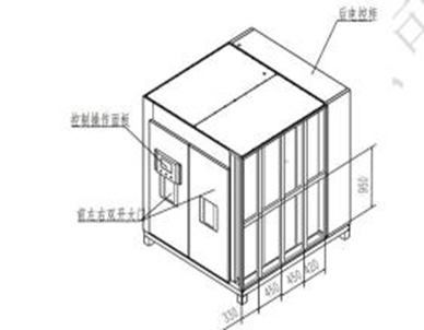 IEC 62133 Battery Explosion-proof 0℃~85℃ Test Chamber For EV Lithium Battery