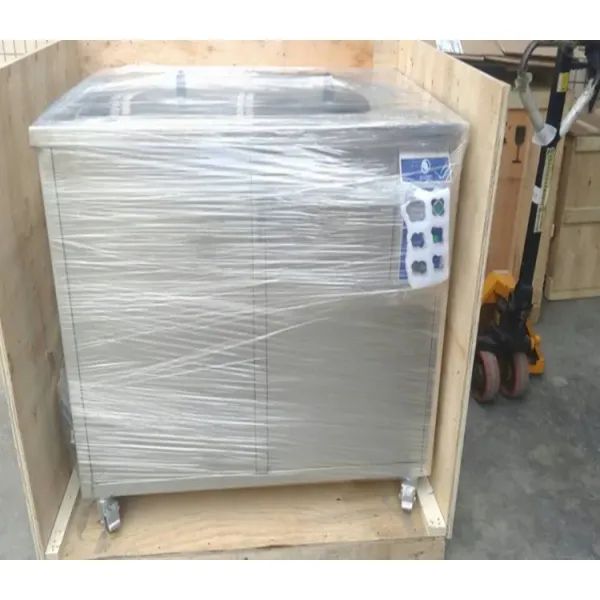 Wooden case packaging for shipping