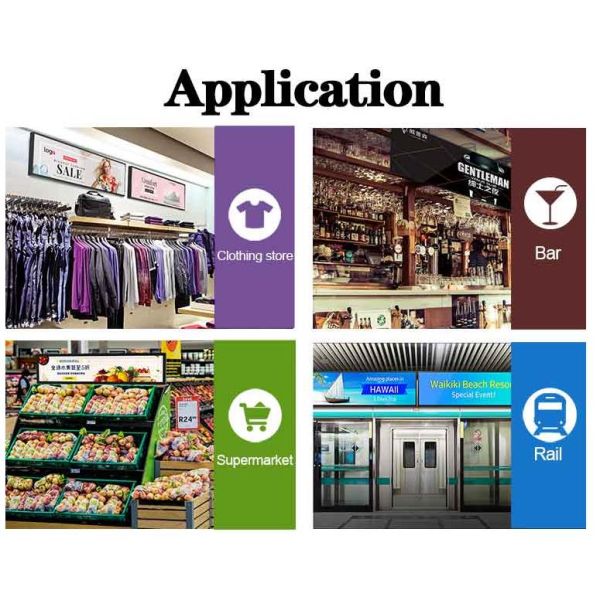 28.5 Inch LCD Tft Display Ultra Wide Stretch Bar Digital Signage