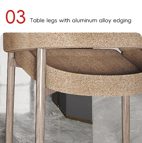 Stylish space-saving apartment furniture dining table Support customization