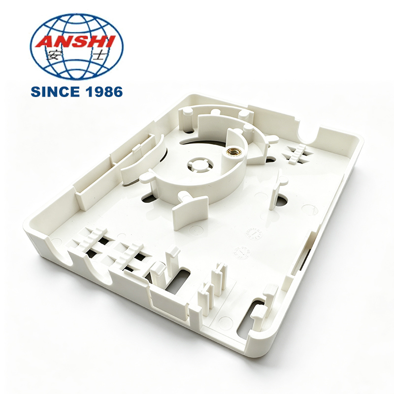 Mini FTTH Invisible 1-Core Optical Patch Panel Terminal Box Fiber Optic Wall Socket for 3G & 4G Networks