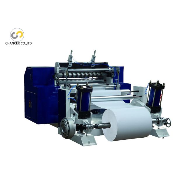 Automatic ATM POS receipt thermal paper roll slitting machine