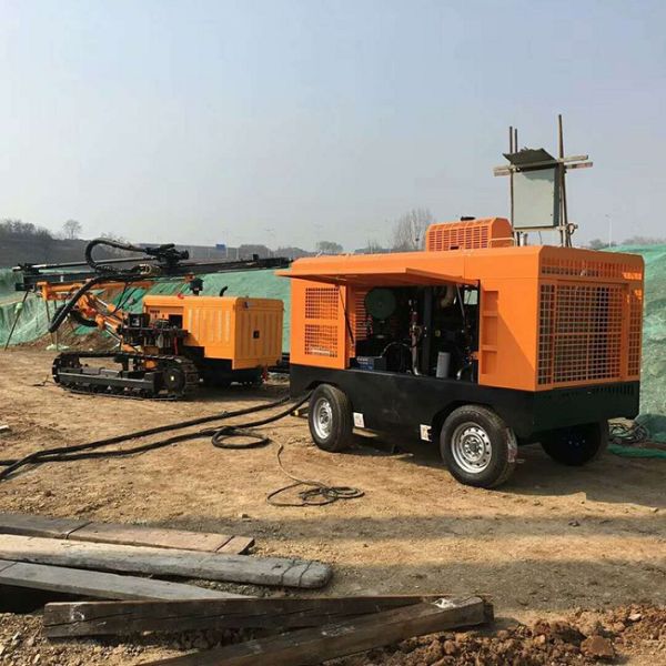 Pneumatic Blast Bore Hole Hydraulic Rotary Drilling Rig For Mine Silk KG310