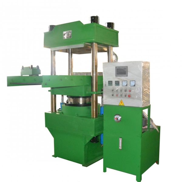 Rubber vulcanizing machine production view