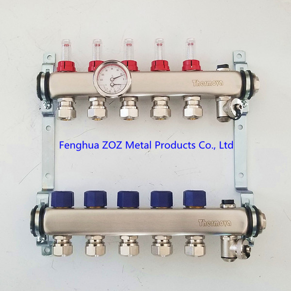Radiant Floor Heat PEX Manifolds 4 Circuit