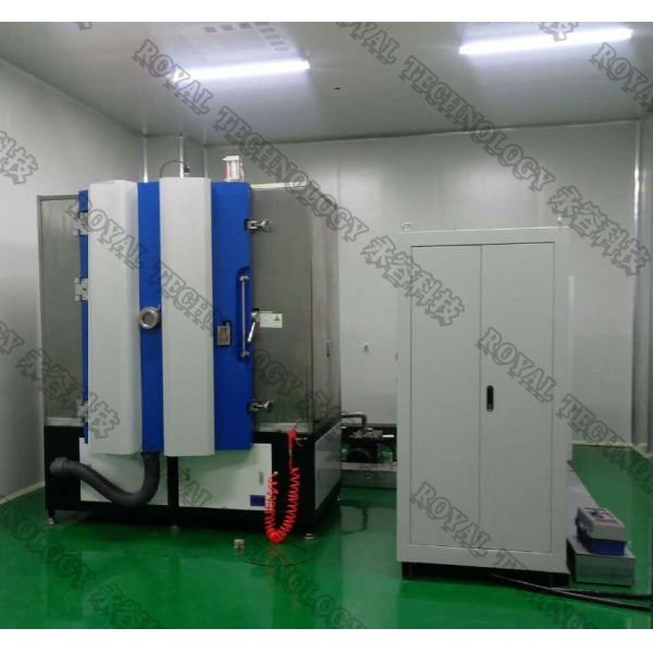 Car Chrome Mirrors PVD Magnetron Sputtering Machine , DC Unbalanced Vacuum Sputtering Plant