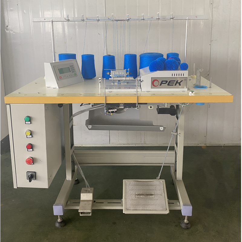 2022 Pompom Hat Machine with Flat Knitting Style and Auxiliary Knotting Function Easy
