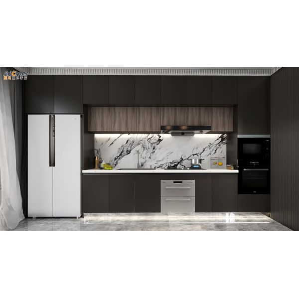 Modern Style Scandinavian Design Customized Kitchen Cabinet Modular Kitchen Furniture