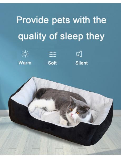 Waterproof Dog Cat Pet Calming Beds Cosy XXS-XXL In Bedroom Living Room