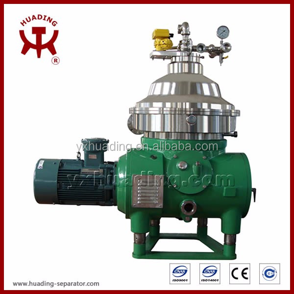 Fats Vegetable Oil Disc Stack Separator 3 Phase Centrifuge Beverage Industries