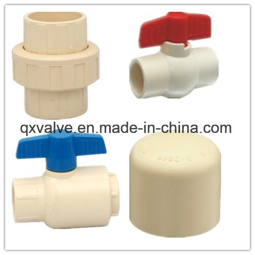Round Head Code PVC Fitting with DIN Standard Pn16 Water Supply Type PVC Material
